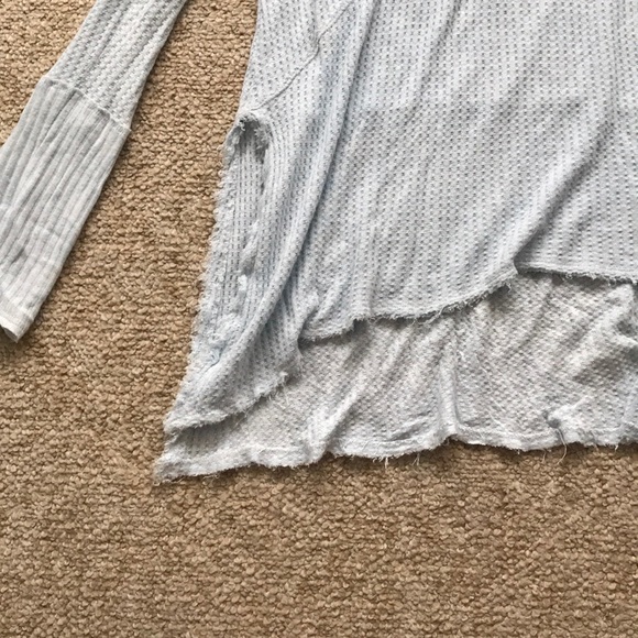 Free people long sleeve waffle shirt - Picture 3 of 4